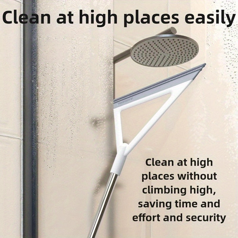 Multifunctional Broom for Cleaning, Designed to Sweep Away Dust, Pet Hair, And from Floors, Kitchens, Glass Windows, And Bathrooms