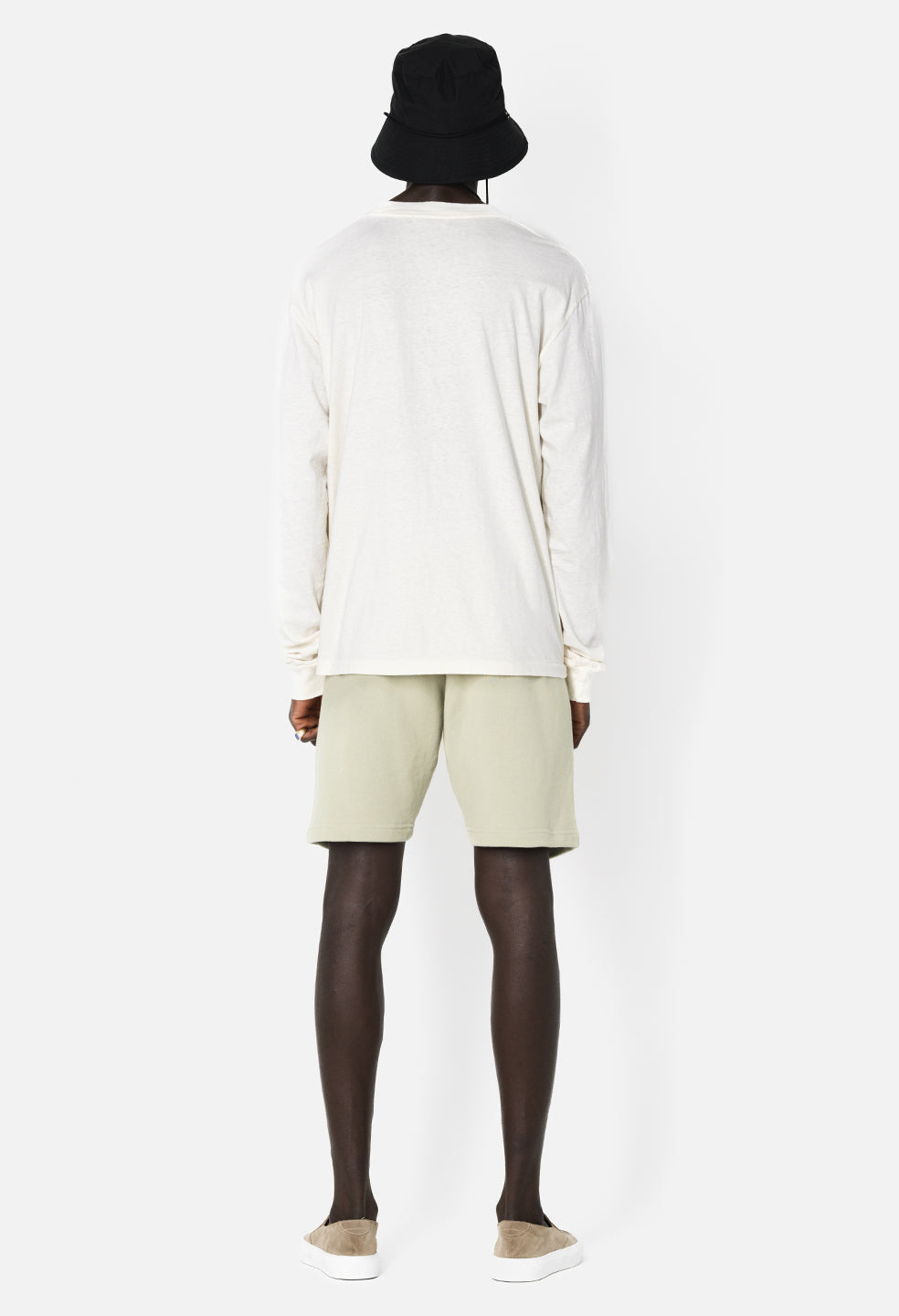 Recycled Cotton LS University Tee / Salt