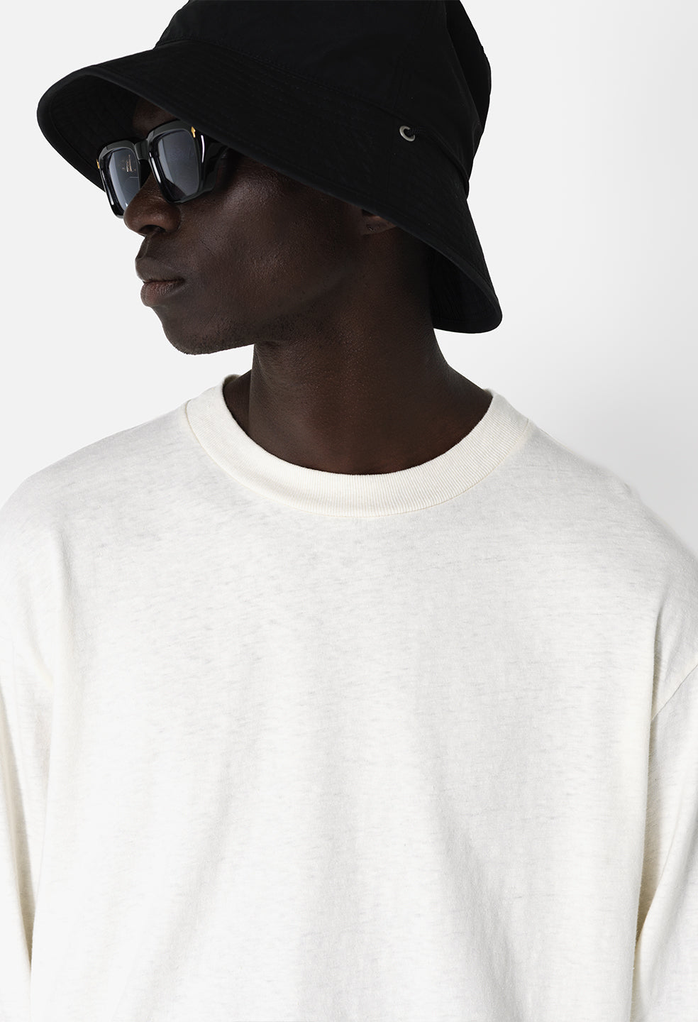 Recycled Cotton LS University Tee / Salt