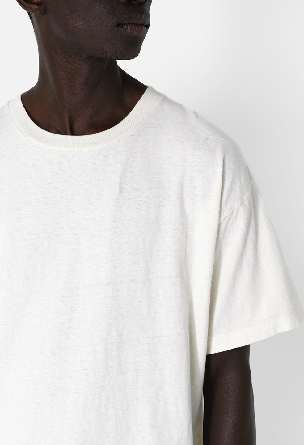 Recycled Cotton University Tee / Salt