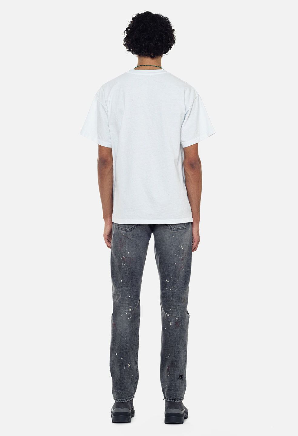 Recycled Cotton University Tee / White