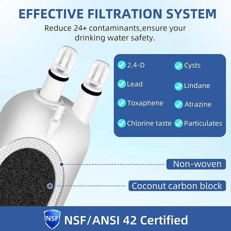 Activated Carbon Refrigerator Water Filter Replacement