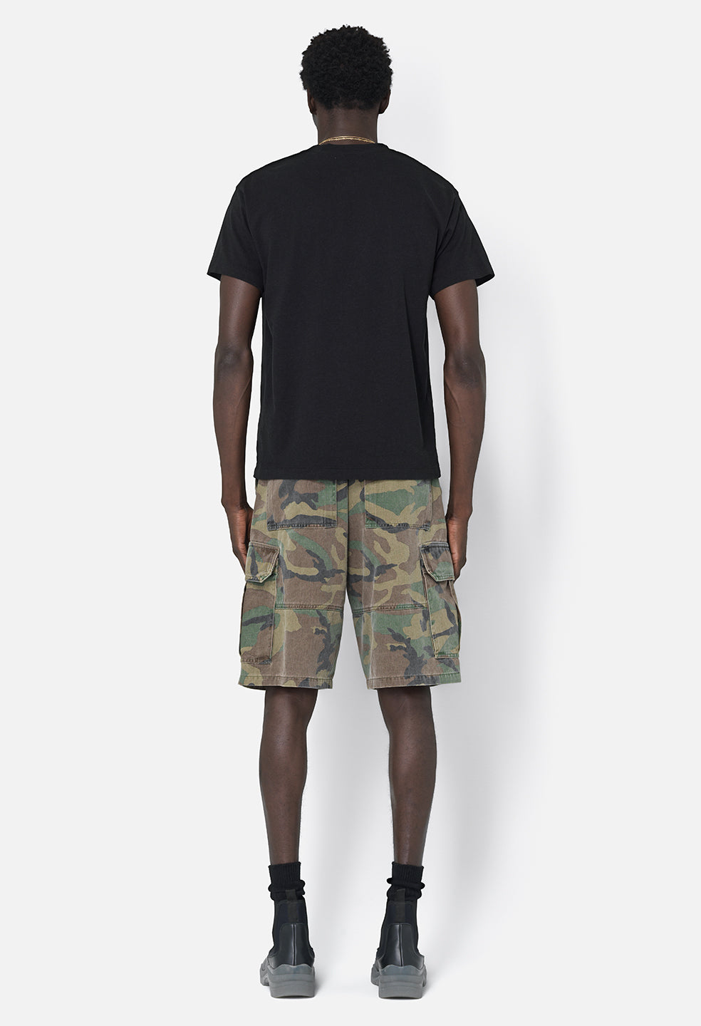 Recycled Cotton Campus Pocket Tee / Black