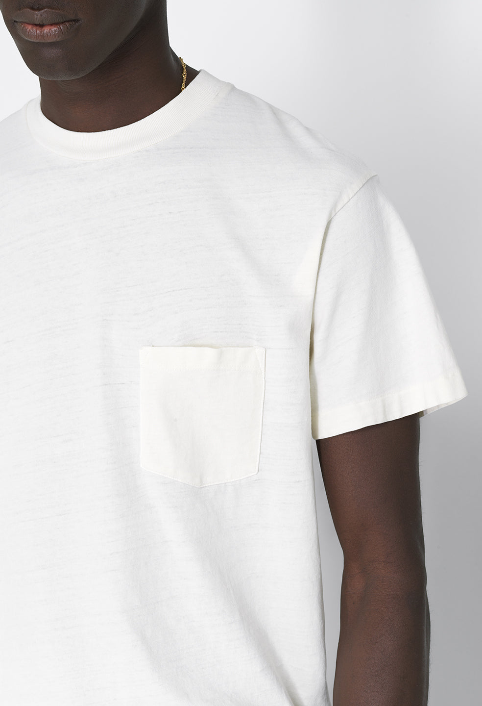 Recycled Cotton Campus Pocket Tee / Salt