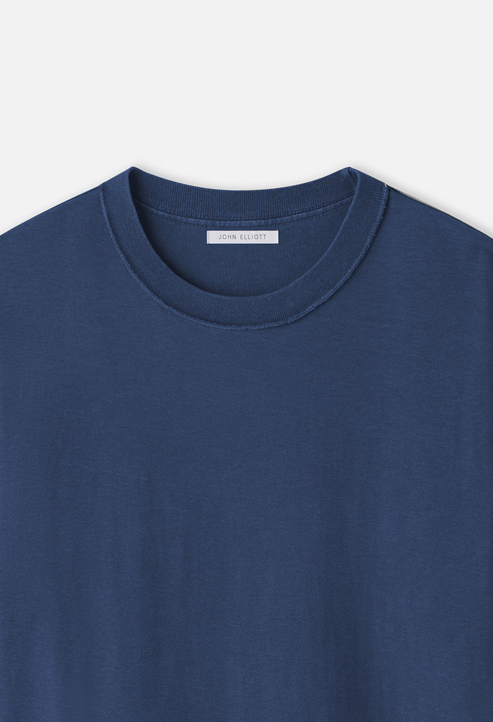 Summer Reversed Cropped Tee / Washed Cadet