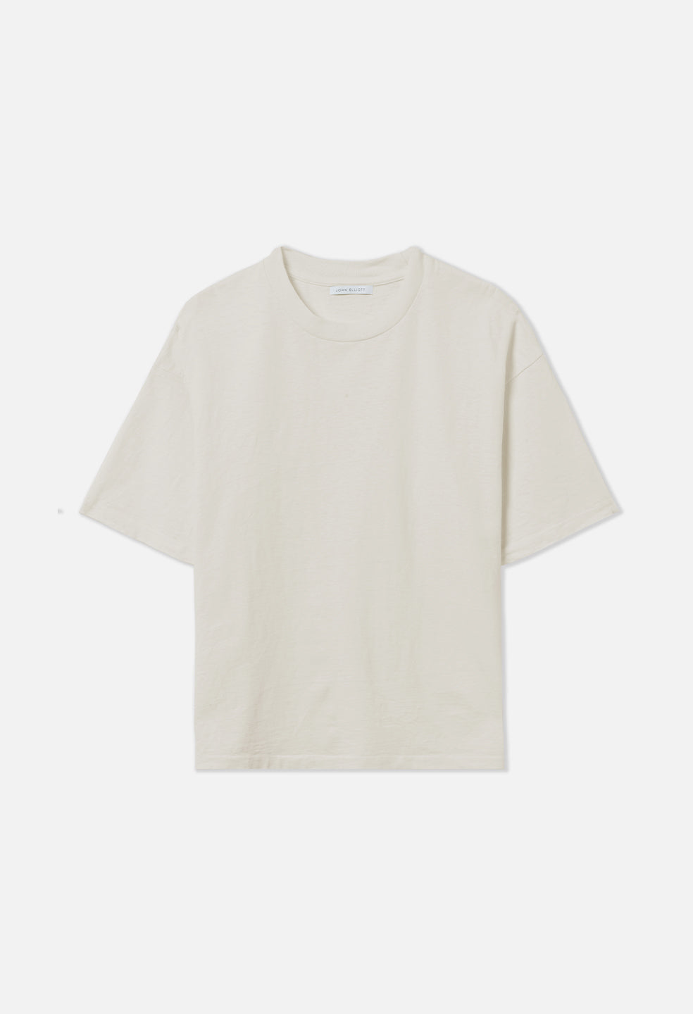 Recycled Cotton Riviera Cropped Tee / Salt