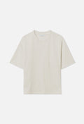 Recycled Cotton Riviera Cropped Tee / Salt