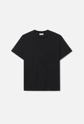 Silk Noil Campus Pocket Tee / Black
