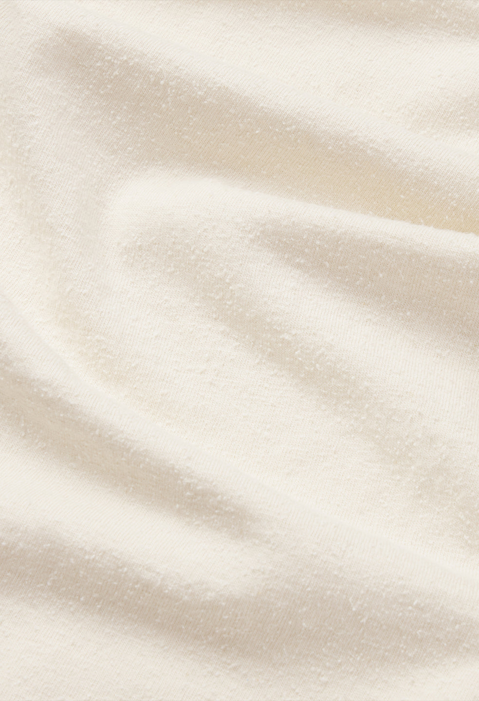 Silk Noil Campus Pocket Tee / Salt