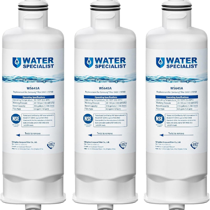 Square Refrigerator Hard Water Home Filter