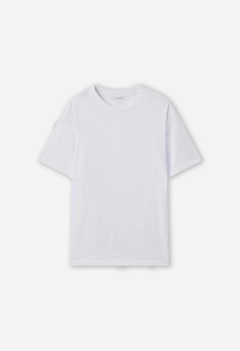 Recycled Cotton University Tee / White