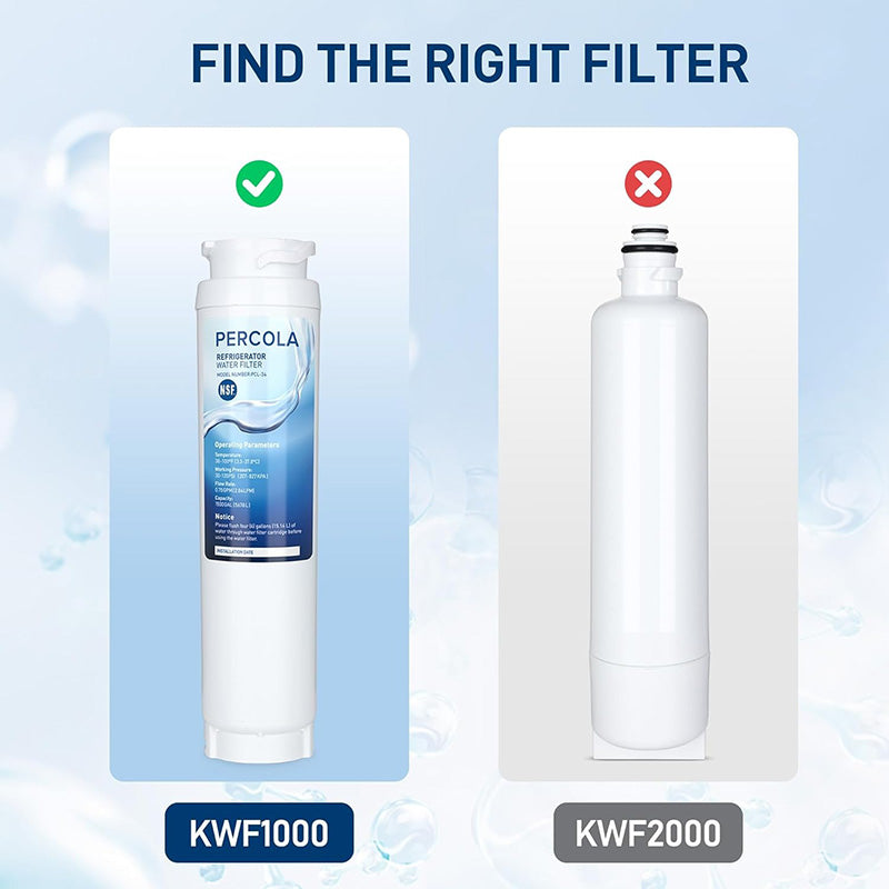 Water Filter Replacement for Appliances with Ice Maker
