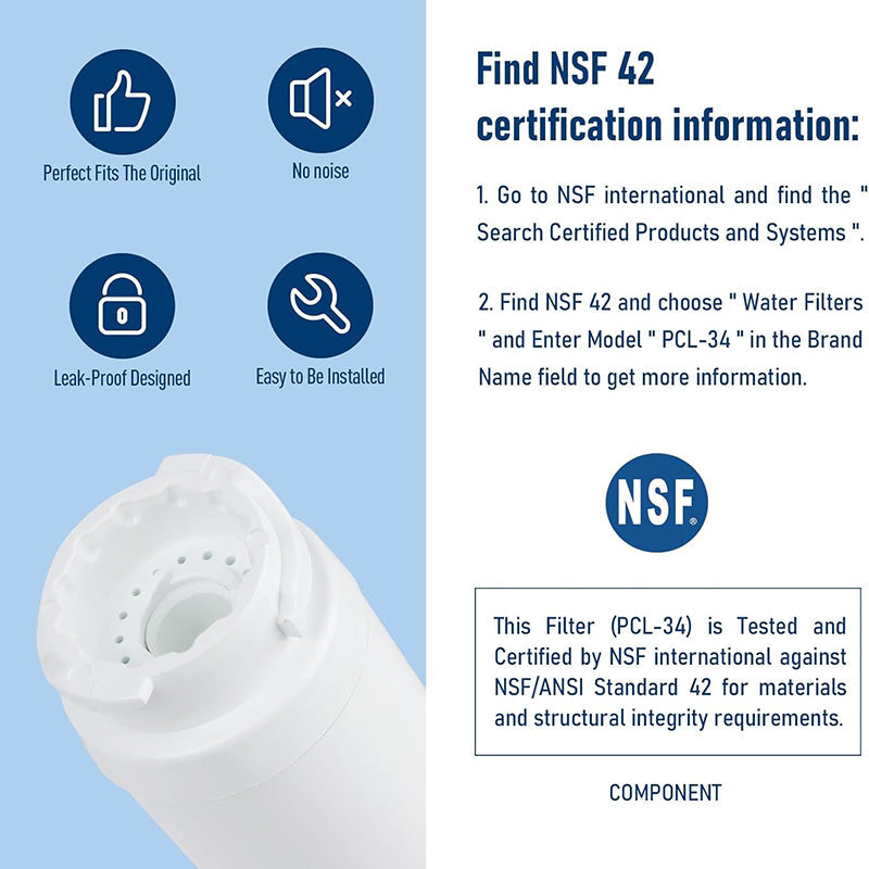 Water Filter Replacement for Appliances with Ice Maker
